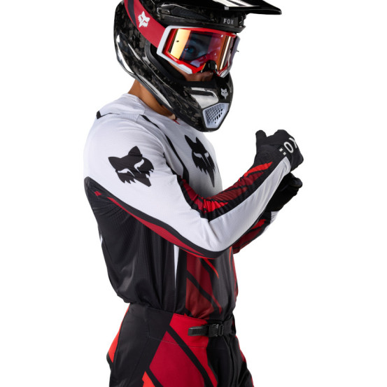 Maillot cross Fox 2027 360 Foundry - Rouge Fluo