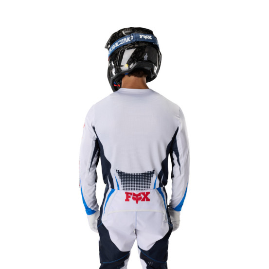 Maillot cross Fox 2027 360 Temper - Blanc