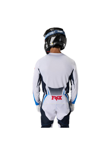 Maillot cross Fox 2027 360 Temper - Blanc