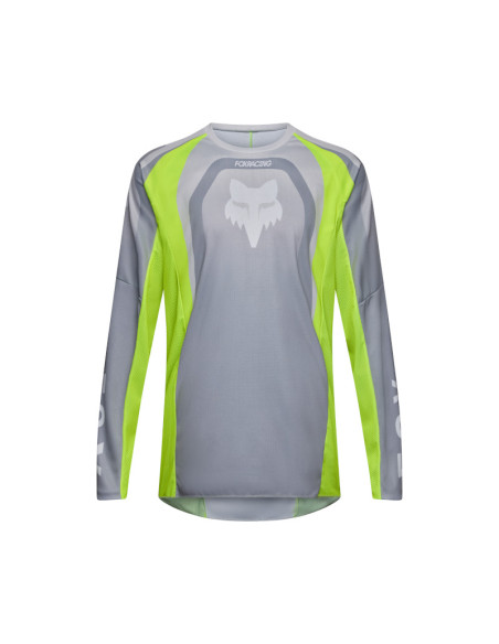 Maillot cross Fox 2027 180 Frame - Gris Jaune