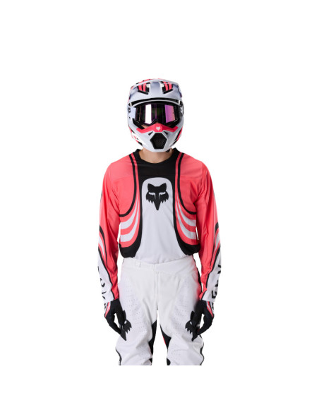 Maillot cross Fox 2027 180 Draft - Blanc