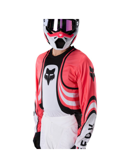 Maillot cross Fox 2027 180 Draft - Blanc