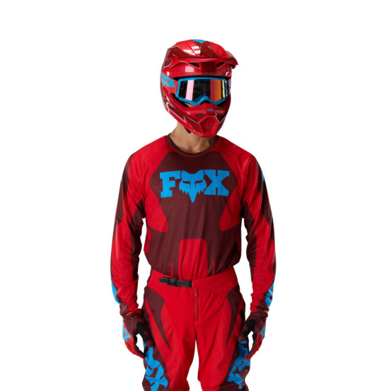 Maillot cross Fox 2027 180 Raid - Rouge