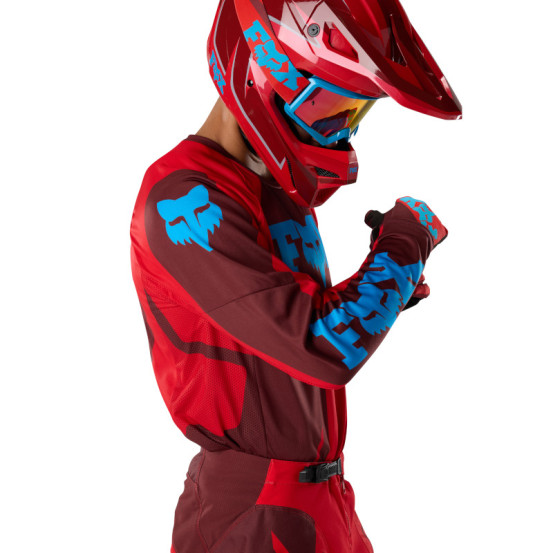 Maillot cross Fox 2027 180 Raid - Rouge