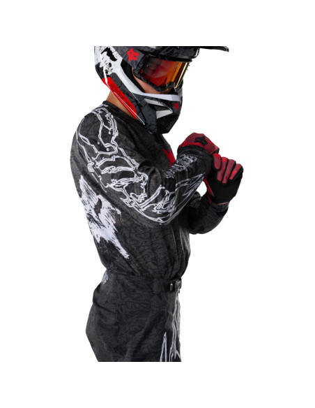 Maillot cross Fox 2027 180 Abyss - Noir