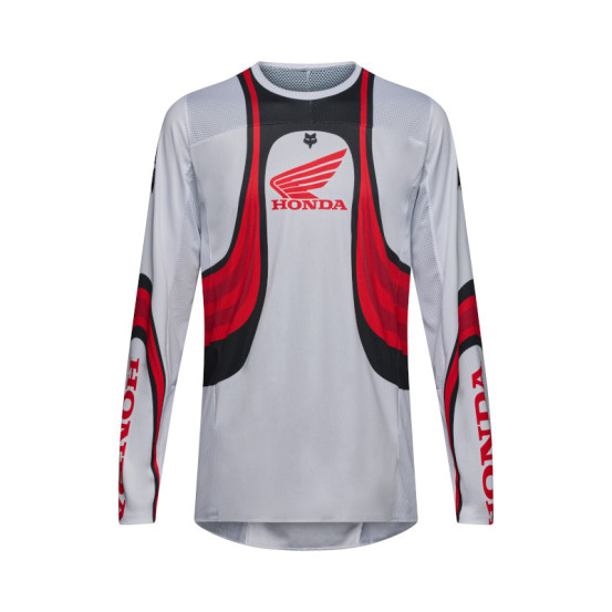 Maillot cross Fox 2027 180 Honda - Blanc Rouge