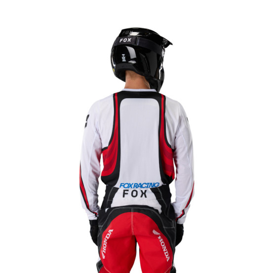 Maillot cross Fox 2027 180 Honda - Blanc Rouge