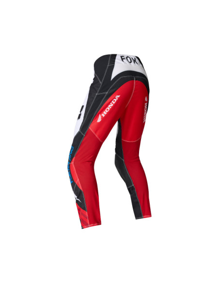 Pantalon cross Fox 2027 180 Honda - Blanc Rouge