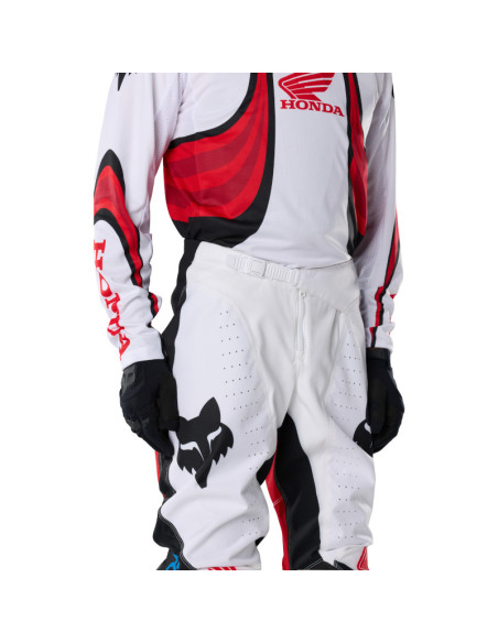 Pantalon cross Fox 2027 180 Honda - Blanc Rouge