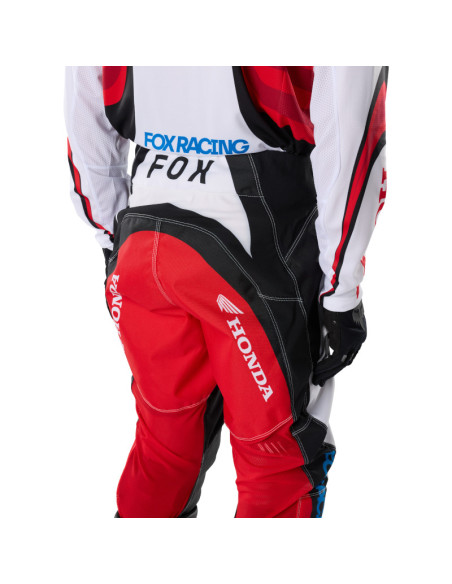 Pantalon cross Fox 2027 180 Honda - Blanc Rouge