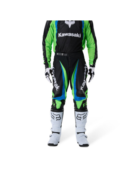 Pantalon cross Fox 2027 180 Kawasaki - Noir