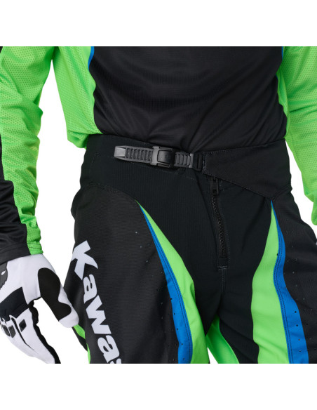 Pantalon cross Fox 2027 180 Kawasaki - Noir
