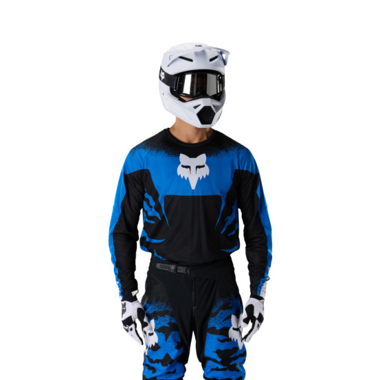 Maillot cross Fox 2027 180 Hd38 - Noir Bleu