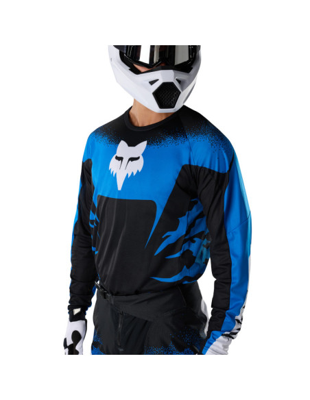 Maillot cross Fox 2027 180 Hd38 - Noir Bleu