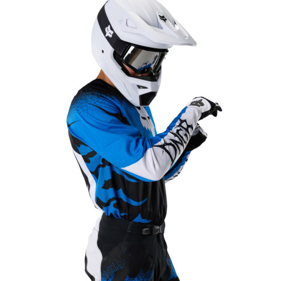 Maillot cross Fox 2027 180 Hd38 - Noir Bleu