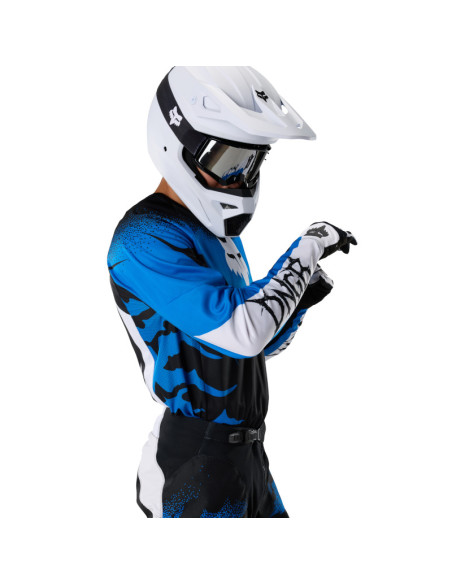 Maillot cross Fox 2027 180 Hd38 - Noir Bleu