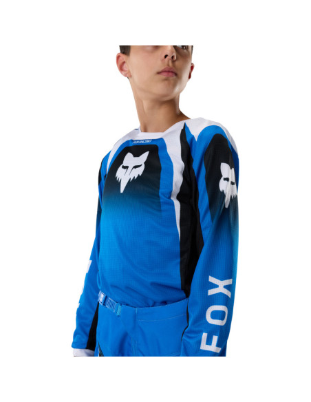 Maillot cross enfant Fox 2027 180 Frame - Bleu