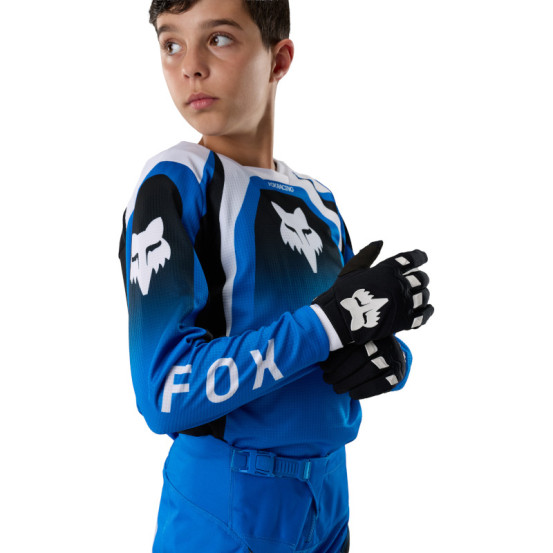 Maillot cross enfant Fox 2027 180 Frame - Bleu