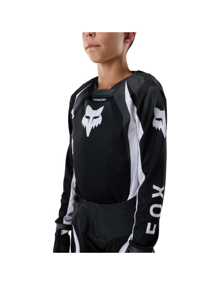Maillot cross enfant Fox 2027 180 Frame - Noir