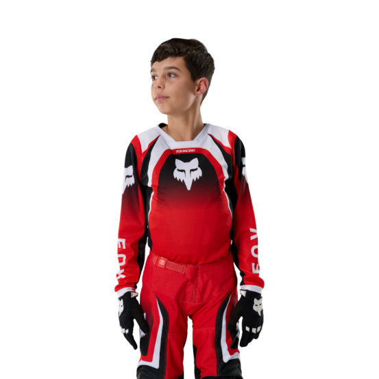 Maillot cross enfant Fox 2027 180 Frame - Rouge