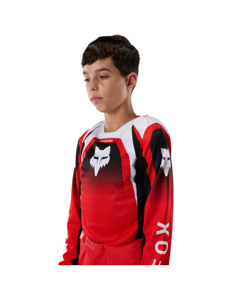 Maillot cross enfant Fox 2027 180 Frame - Rouge