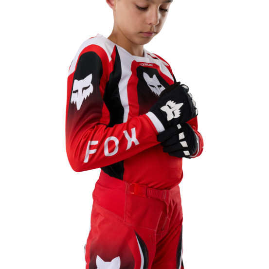 Maillot cross enfant Fox 2027 180 Frame - Rouge