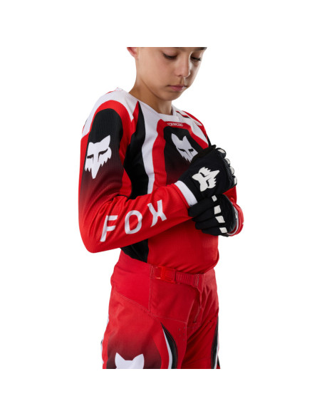 Maillot cross enfant Fox 2027 180 Frame - Rouge