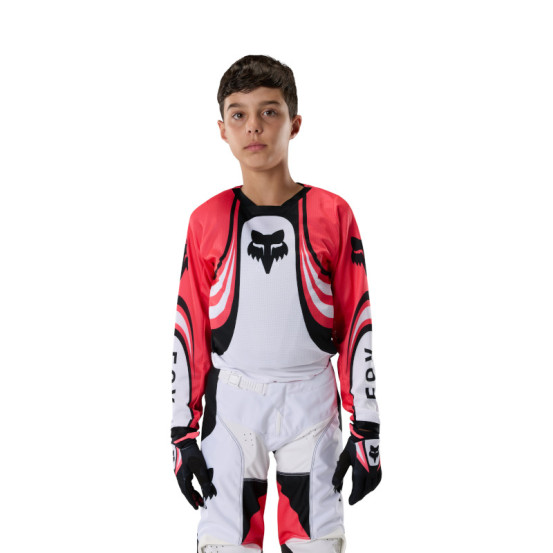 Maillot cross enfant Fox 2027 180 Draft - Blanc