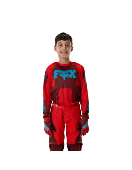 Maillot cross enfant Fox 2027 180 Raid - Rouge