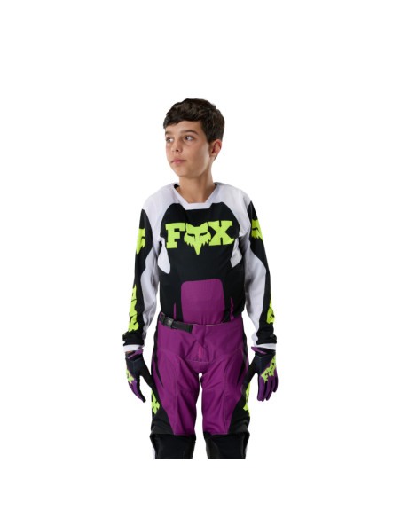 Maillot cross enfant Fox 2027 180 Raid - Violet
