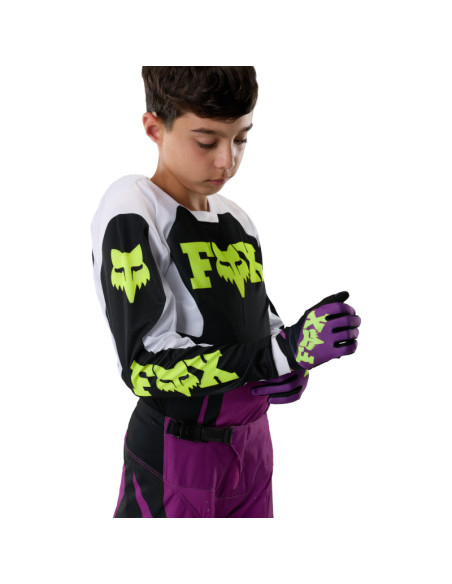Maillot cross enfant Fox 2027 180 Raid - Violet