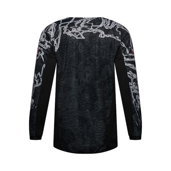 Maillot cross enfant Fox 2027 180 Abyss - Noir