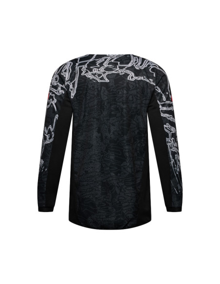 Maillot cross enfant Fox 2027 180 Abyss - Noir
