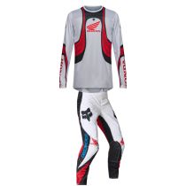 Tenue cross Fox 2027 180 Honda - Blanc Rouge