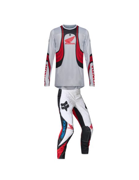 Tenue cross Fox 2027 180 Honda - Blanc Rouge