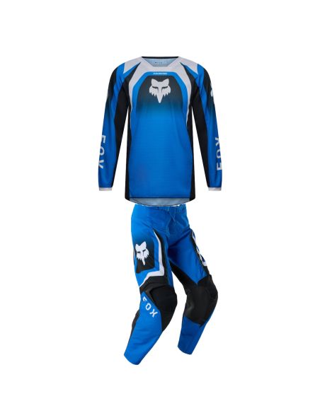 Tenue cross enfant Fox 2027 180 Frame - Bleu