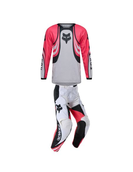 Tenue cross enfant Fox 2027 180 Draft - Blanc
