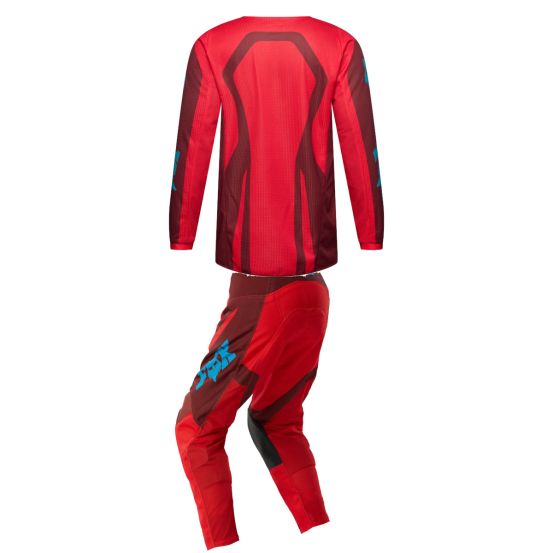 Tenue cross enfant Fox 2027 180 Raid - Rouge