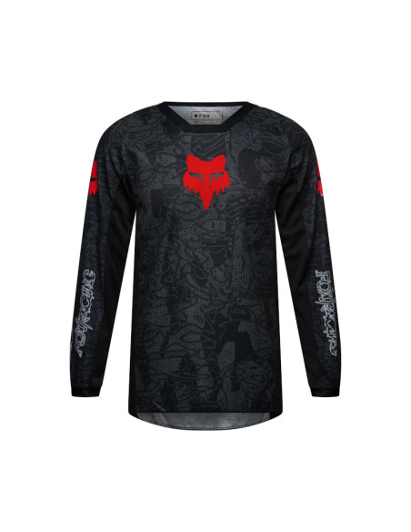 Tenue cross enfant Fox 2027 180 Abyss - Noir