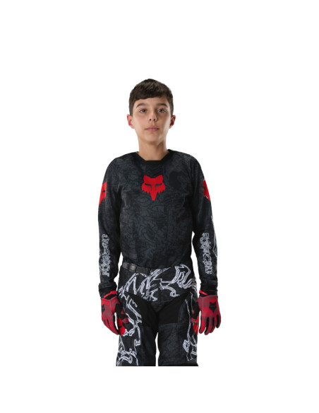 Tenue cross enfant Fox 2027 180 Abyss - Noir