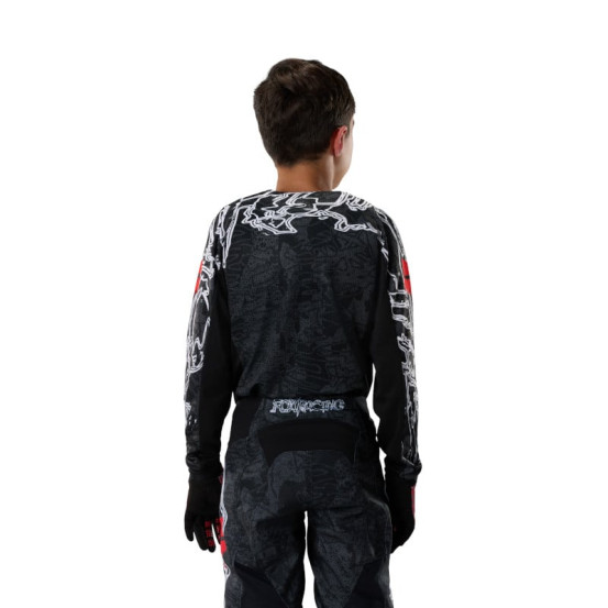 Tenue cross enfant Fox 2027 180 Abyss - Noir