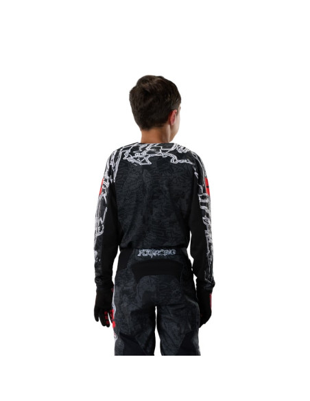 Tenue cross enfant Fox 2027 180 Abyss - Noir