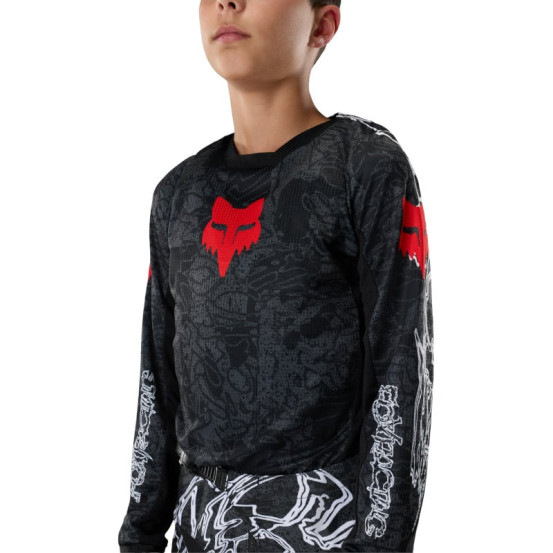 Tenue cross enfant Fox 2027 180 Abyss - Noir