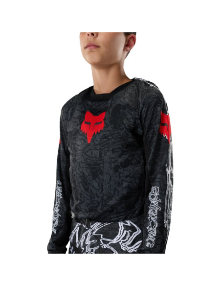 Tenue cross enfant Fox 2027 180 Abyss - Noir