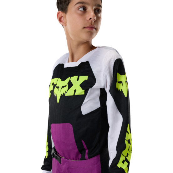 Tenue cross enfant Fox 2027 180 Raid - Violet