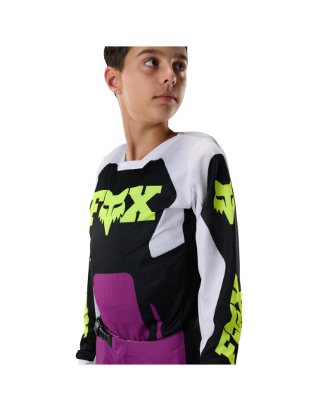 Tenue cross enfant Fox 2027 180 Raid - Violet
