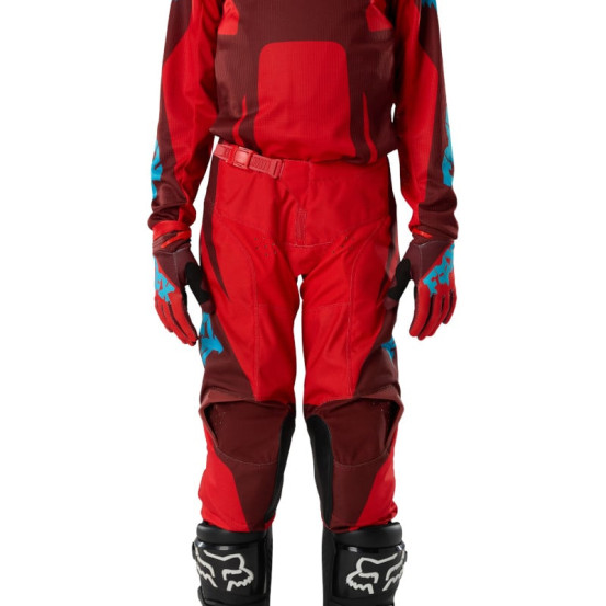 Tenue cross enfant Fox 2027 180 Raid - Rouge