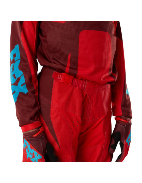 Tenue cross enfant Fox 2027 180 Raid - Rouge