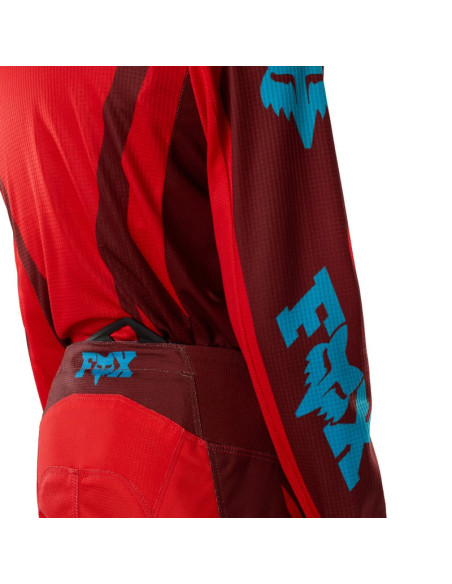 Tenue cross enfant Fox 2027 180 Raid - Rouge