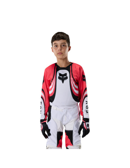 Tenue cross enfant Fox 2027 180 Draft - Blanc